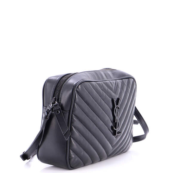 Saint Laurent Small Lou Camera Bag Matelasse Chevron Leather - Picture 2 of 6